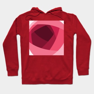 Elegant Pink Rose Vector Abstract Pattern Hoodie